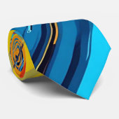 Abstrakter Swirl Krawatte (Gerollt)