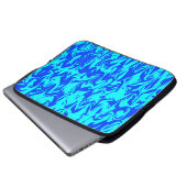 Abstrakter Swirl Laptopschutzhülle (Vorne Knopf)