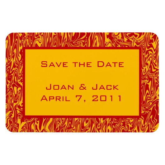 Abstrakter Swirl Magnet (Horizontal)