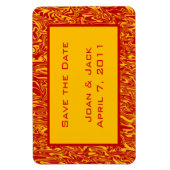 Abstrakter Swirl Magnet (Vertikal)