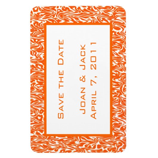 Abstrakter Swirl Magnet (Vertikal)