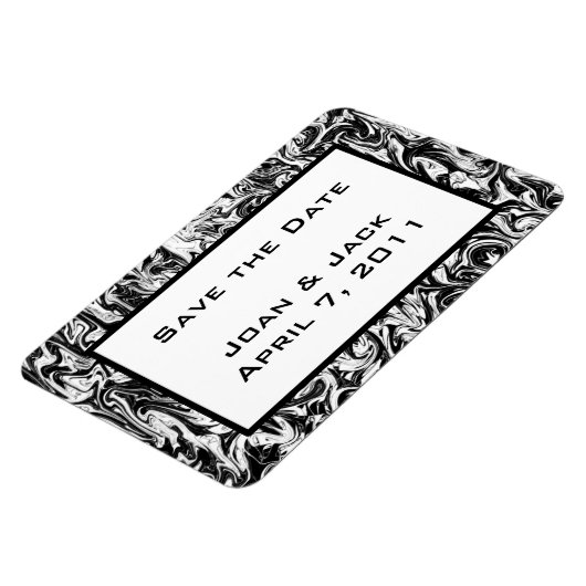 Abstrakter Swirl Magnet (Linke Seite)