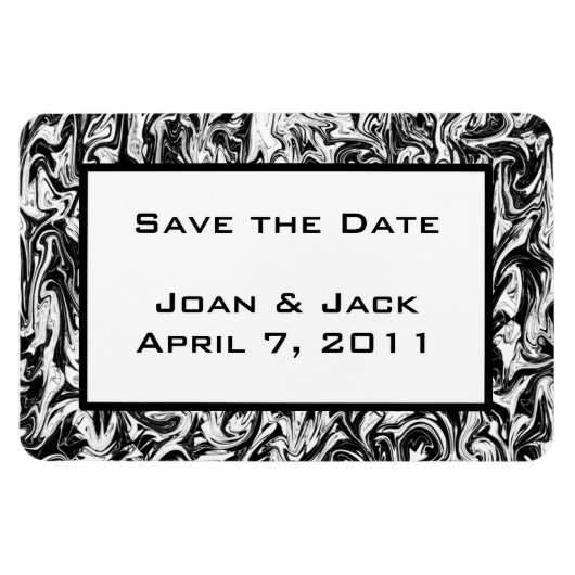 Abstrakter Swirl Magnet (Horizontal)