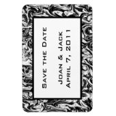 Abstrakter Swirl Magnet (Vertikal)