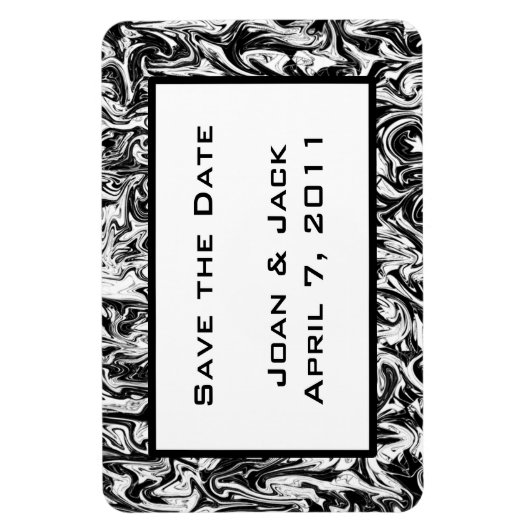 Abstrakter Swirl Magnet (Vertikal)