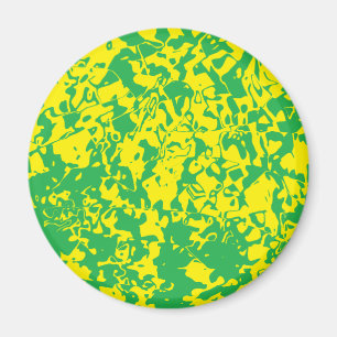 Abstrakter Swirl Magnet