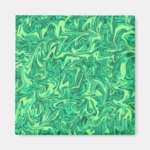 Abstrakter Swirl Magnet