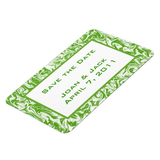 Abstrakter Swirl Magnet (Linke Seite)