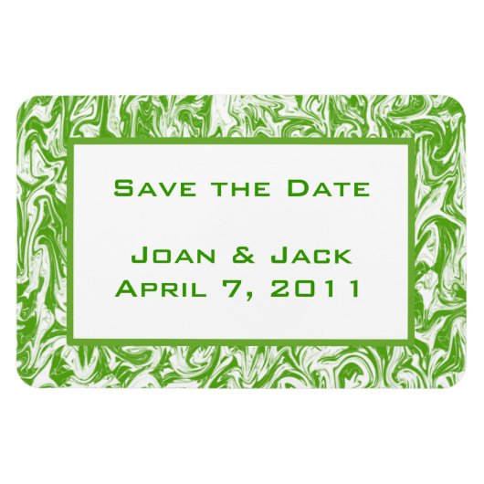 Abstrakter Swirl Magnet (Horizontal)