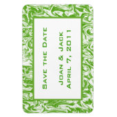 Abstrakter Swirl Magnet (Vertikal)