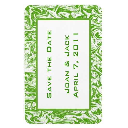 Abstrakter Swirl Magnet (Vertikal)