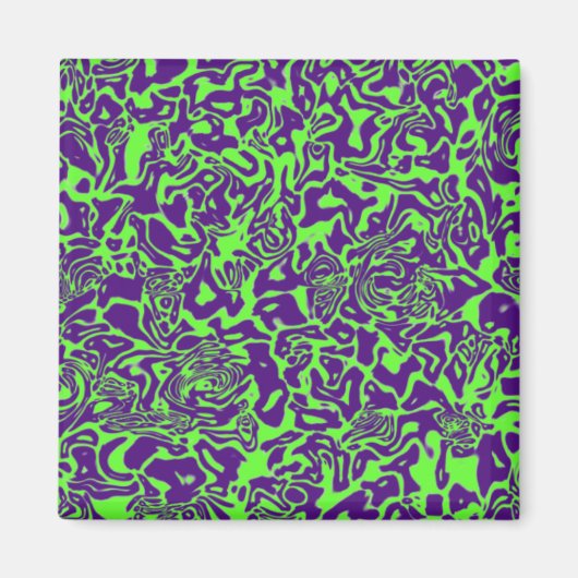 Abstrakter Swirl Magnet (Vorne)