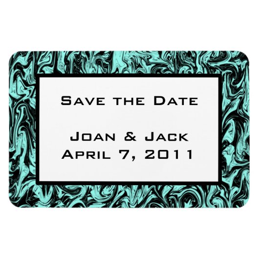 Abstrakter Swirl Magnet (Horizontal)