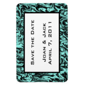 Abstrakter Swirl Magnet (Vertikal)