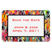 Abstrakter Swirl Magnet (Horizontal)