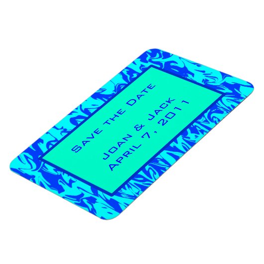 Abstrakter Swirl Magnet (Linke Seite)