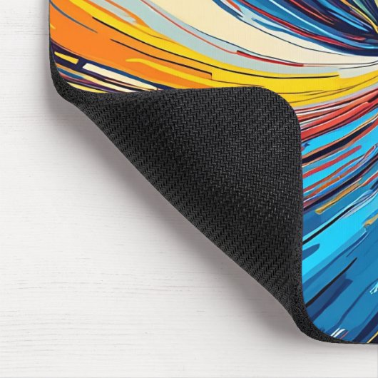 Abstrakter Swirl Mousepad (Ecke)