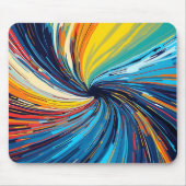 Abstrakter Swirl Mousepad (Vorne)