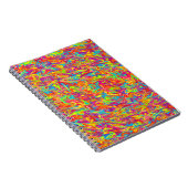 Abstrakter Swirl Notizblock (Rechte Seite)