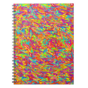 Abstrakter Swirl Notizblock