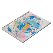 Abstrakter Swirl Notizblock (Linke Seite)