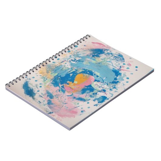 Abstrakter Swirl Notizblock (Linke Seite)