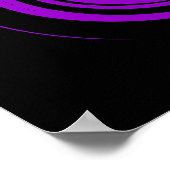 Abstrakter Swirl Poster (Ecke)