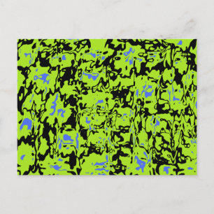 Abstrakter Swirl Postkarte