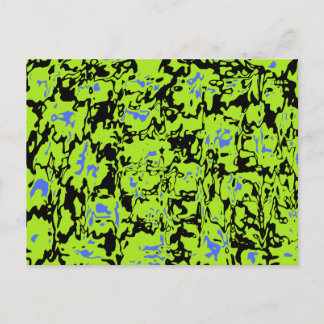 Abstrakter Swirl Postkarte