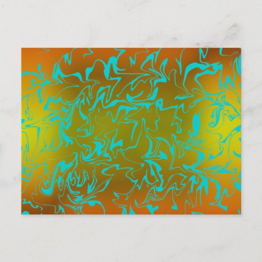 Abstrakter Swirl Postkarte (Vorderseite)