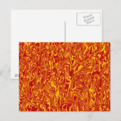 Abstrakter Swirl Postkarte (Vorne/Hinten)