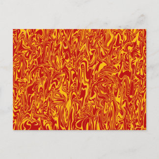 Abstrakter Swirl Postkarte