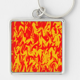 Abstrakter Swirl Schlüsselanhänger