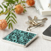 Abstrakter Swirl Schlüsselanhänger (Seite)