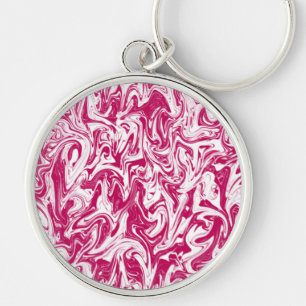 Abstrakter Swirl Schlüsselanhänger