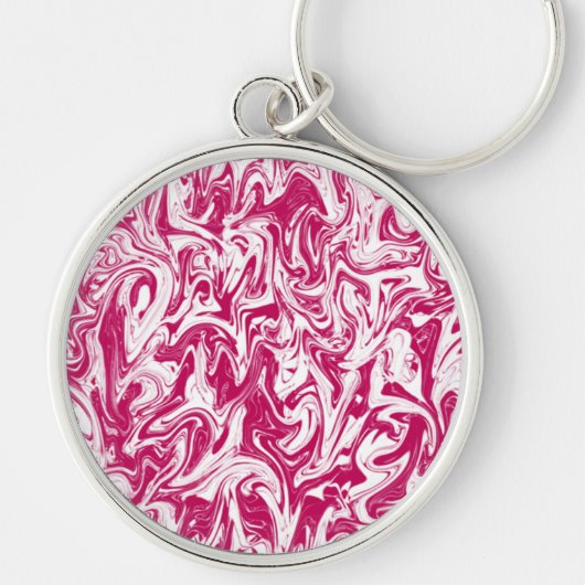 Abstrakter Swirl Schlüsselanhänger (Vorne)