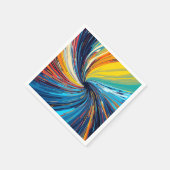 Abstrakter Swirl Serviette (Ecke)