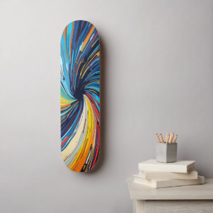 Abstrakter Swirl Skateboard