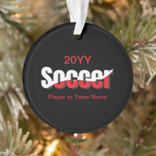 Abstrakter Swish - Word Art Ornament