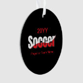 Abstrakter Swish - Word Art Ornament (Vorderseite)