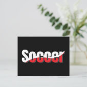 Abstrakter Swish - Word Art Postkarte (Stehend Vorderseite)
