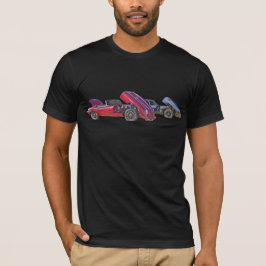 Abstrakter T - Shirt für klassische E-Type-Fahrzeu