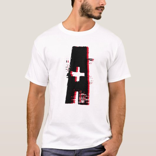 Abstrakter T - Shirt für Männer (Vorderseite)