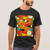 Abstrakter T - Shirt Magie Landschaft (Vorderseite)