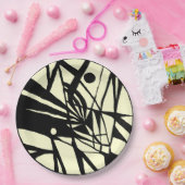 Abstrakter Tag Pappteller (Party)