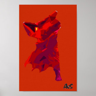 ABSTRAKTER TANCER POSTER