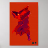 ABSTRAKTER TANCER POSTER (Vorne)