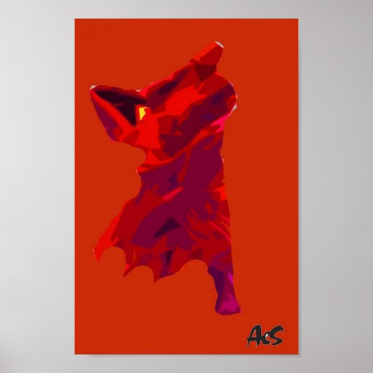 ABSTRAKTER TANCER POSTER (Vorne)