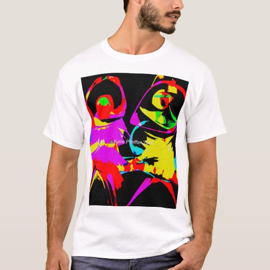 Abstrakter Tanz T-Shirt (Vorderseite)