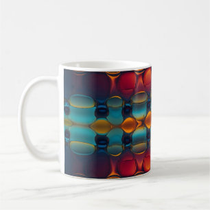 Abstrakter Tanz von Öl und Wasser Kaffeetasse